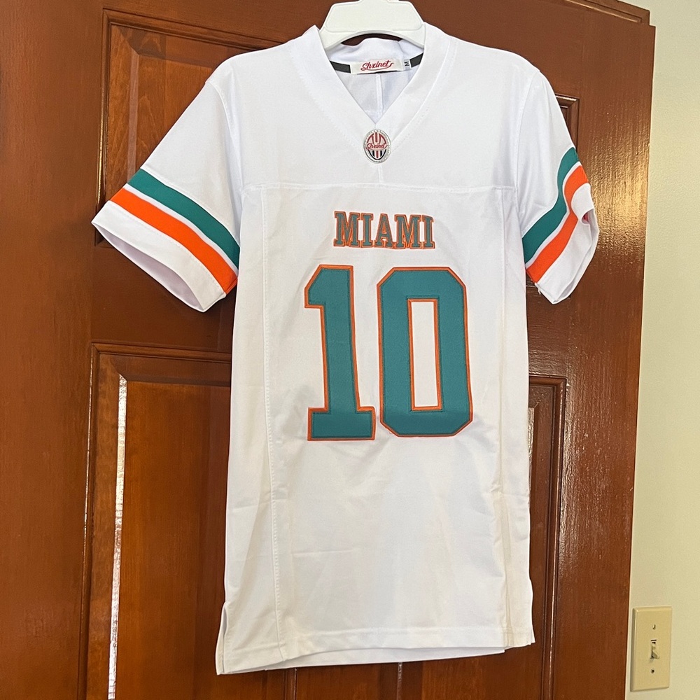 Kids Miami Jersey with Orange and Green Accents